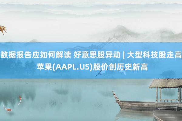 数据报告应如何解读 好意思股异动 | 大型科技股走高 苹果(AAPL.US)股价创历史新高