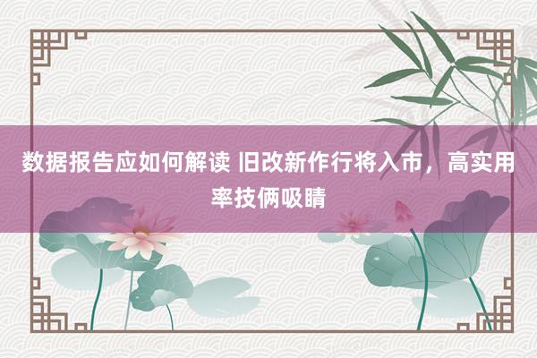 数据报告应如何解读 旧改新作行将入市，高实用率技俩吸睛