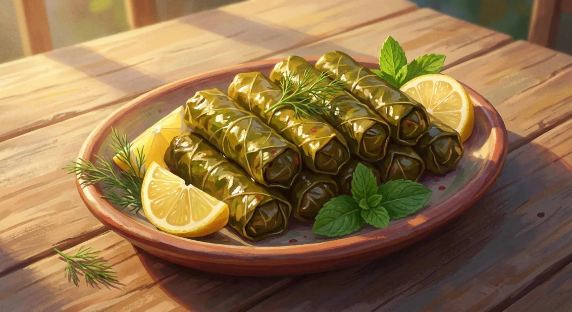 постни лозови сарми